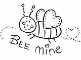 Coloring Pages Mine Valentine February Valentines Kids Bee Printable Drawings Sheets Monkey Hearts Oriental Trading Color Quotes Print Getcolorings Cute sketch template