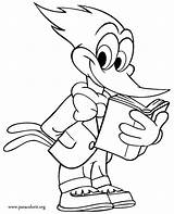 Coloring Woody Woodpecker Pages Popular sketch template