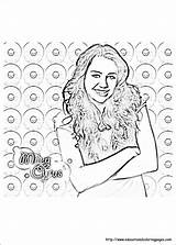 Coloring Pages Hannah Miley Cyrus Montana Justin Bieber sketch template
