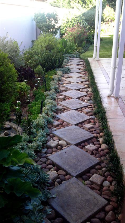 gorgeous rock pathway design ideas  enhance  beautiful garden  decoor backyard