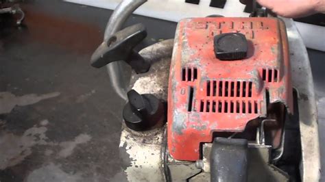 chainsaw guy shop talk vintage stihl  parts   youtube