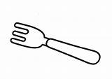 Tenedor Tenedores Cuchara Imagui Infantiles sketch template