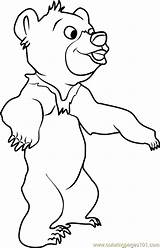 Coloring Bear Koda Brother Pages Coloringpages101 sketch template