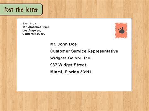 formal letter format envelope leah beachums template