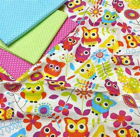 owl fabric   yard bird fabric quilt fabric  cotton etsy