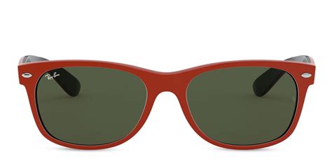 ray ban   wayfarer redshiny black prescription sunglasses