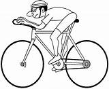 Disegno Colorear Ciclismo Biciclette Bicicletas Velo Courir Bicicletta Wielrennen Kleurplaten Tekeningen Fietsen Maestra Coloratutto Stampare Turnen Ciclista Deporte Gym Om sketch template