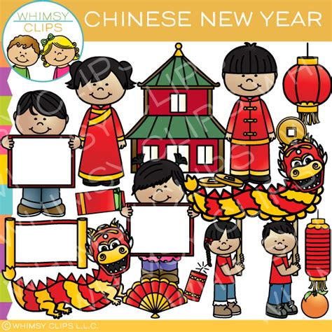 chinese  year clip art images illustrations whimsy clips