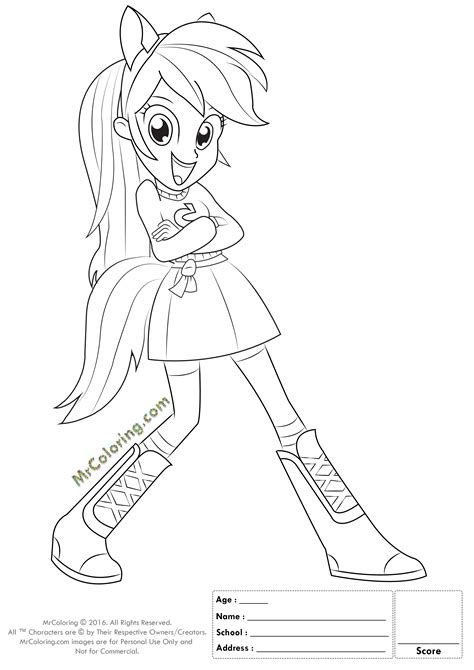 pony equestria girls coloring pages  getcoloringscom