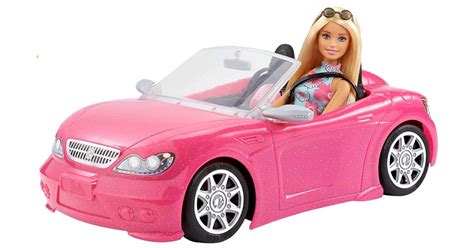 barbie convertible car doll     tesco