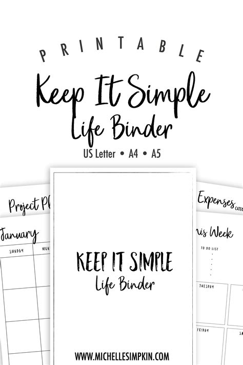 life binder  printables  printable templates