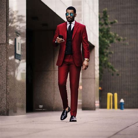 southern gents crimson red slim fit suit mens red suit prom suits