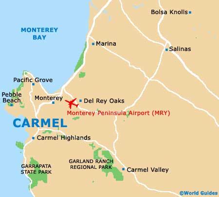carmel maps  orientation carmel california ca usa