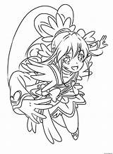 Glitter Force Coloring Pages Cure Heart Precure Pretty Doki Printable Book Cute Popular Entitlementtrap Template sketch template