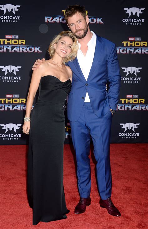 Elsa Pataky And Chris Hemsworth At Thor Ragnarok Premiere