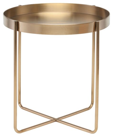 gaultier gold metal side table hgde nuevo