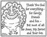 Thanksgiving Coloring Pages Religious Sunday School Turkey Christian Printable God Bible Sheets Thank Kids Crafts Printables Quotes Church Sheet Thanks sketch template