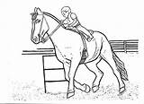 Horse Coloring Pages Race Color Racing Printable Realistic Jockey Print Getdrawings Drawing Rocks Popular sketch template