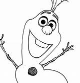 Coloring Olaf Wecoloringpage Pages sketch template