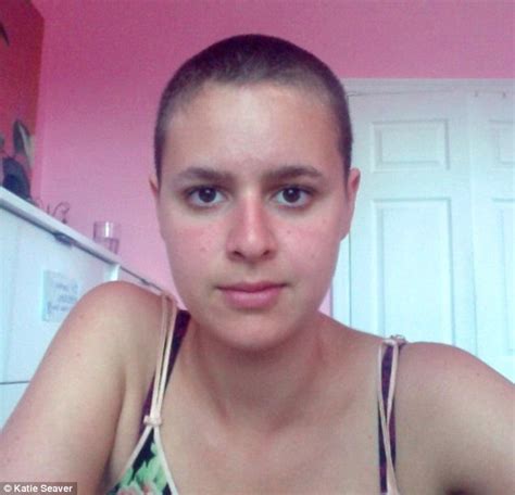 katie seaver reveals how shaving off her hair made her happier than ever daily mail online
