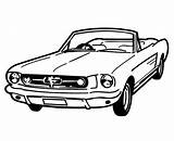 Mustang Coloring Pages Car Ford Gt Lowrider Drawing Cars Printable Voiture Clipart Race Drawings Color Cool Coupe Print Camaro Colouring sketch template