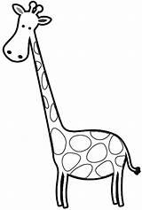 Giraffe Cartoon Coloring Pages Printable Giraffes Book sketch template