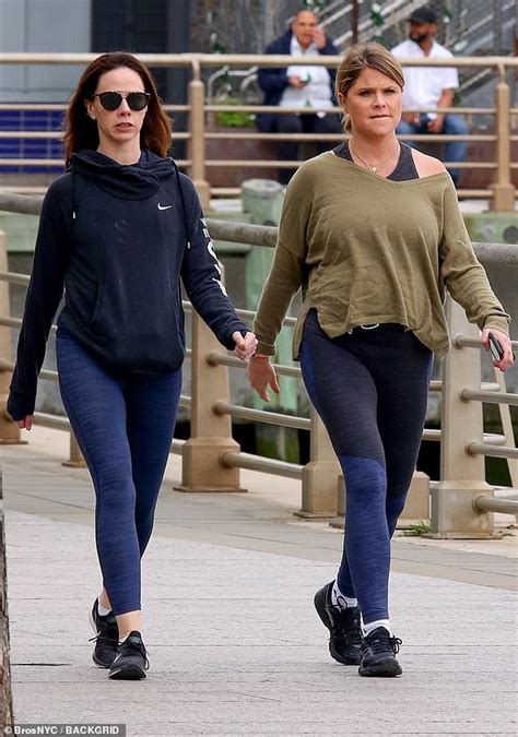 pregnant jenna bush hager enjoys a post work power walk with her twin
