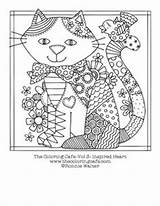 Coloring Pages Para Cat Adult Colorear Color Dibujos Kids Sheets Mandalas Zentangle Pintar Read Choose Board Books sketch template
