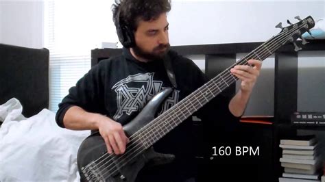 Bass Guitar Right Hand Speed Exercise 3 Fingers 16th Notes