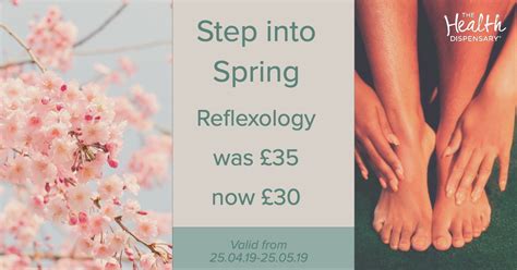 step  spring   limited offer   reflexology treatments