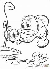Coloring Nemo Pages Father His Printable Paper sketch template
