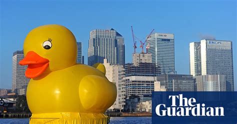 giant rubber duck thrills london in pictures uk news