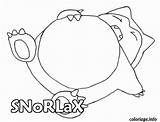 Snorlax Pokemon Coloring Pages Coloriage Template sketch template