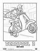 Deadpool Coloring Pages Kids Color Printable Print Strut Artistic Stuff Freaksugar Crayon National sketch template