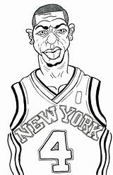 Coloring Pages Nba Lebron James Basketball Players Printable Shoes Cartoon Carmelo Anthony Getcolorings Getdrawings Fresh Color Print Colorings sketch template