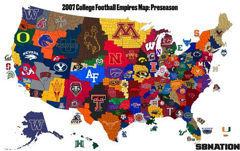 college football empires map guide   wildest season  sbnationcom