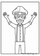 Blippi Coloring Iheartcraftythings sketch template