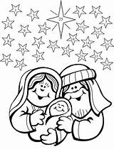 Christmas Advent Coloring Pages Nativity Choose Board Print sketch template