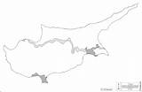 Cyprus Chypre Reproduced sketch template