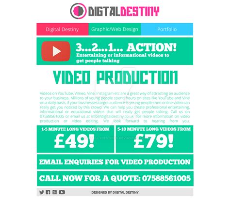 video production page redesign  digitallydestined  deviantart