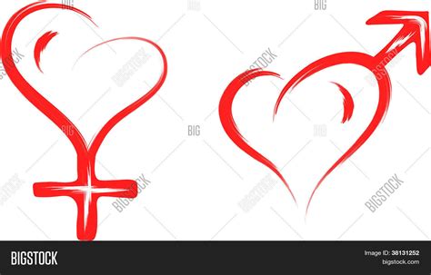 male female sex heart vector and photo free trial bigstock