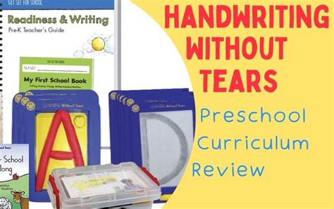 handwriting  tears preschool curriculum review homeschooling