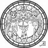 Coloring Pages Equestria Girls Dazzlings Pony Little Akili Amethyst Rainbow Mlp Deviantart Girl Sg Colouring Stained Glass Adult Rocks Adagio sketch template