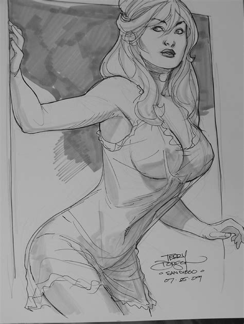 terry dodson coraline in malcolm bourne s terry dodson comic art gallery room