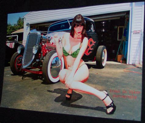photo pin up pinup pin up girl woman car hot rod 1950s ebay