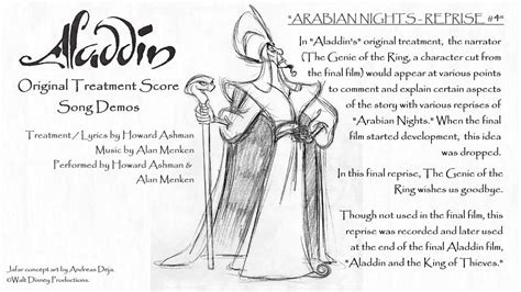 Arabian Nights Reprise 4 Howard Ashman Demo Youtube
