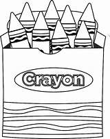 Crayons Coloring4free Crayola Starklx sketch template
