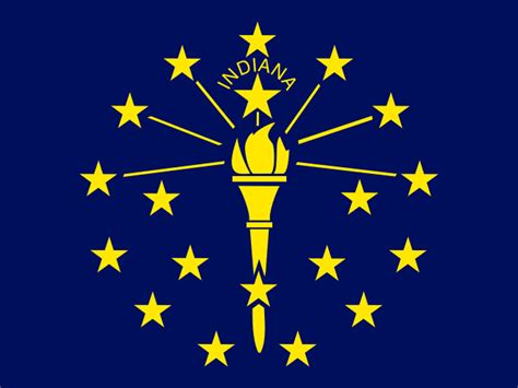 state flag  indiana usa american images