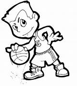 Ncaa Basketball Coloring Pages Getcolorings sketch template