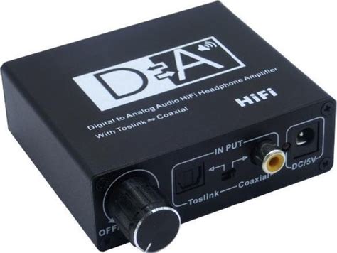 coretek digitaal naar analoog audio converter dac met hoofdtelefoon versterker bestel nu